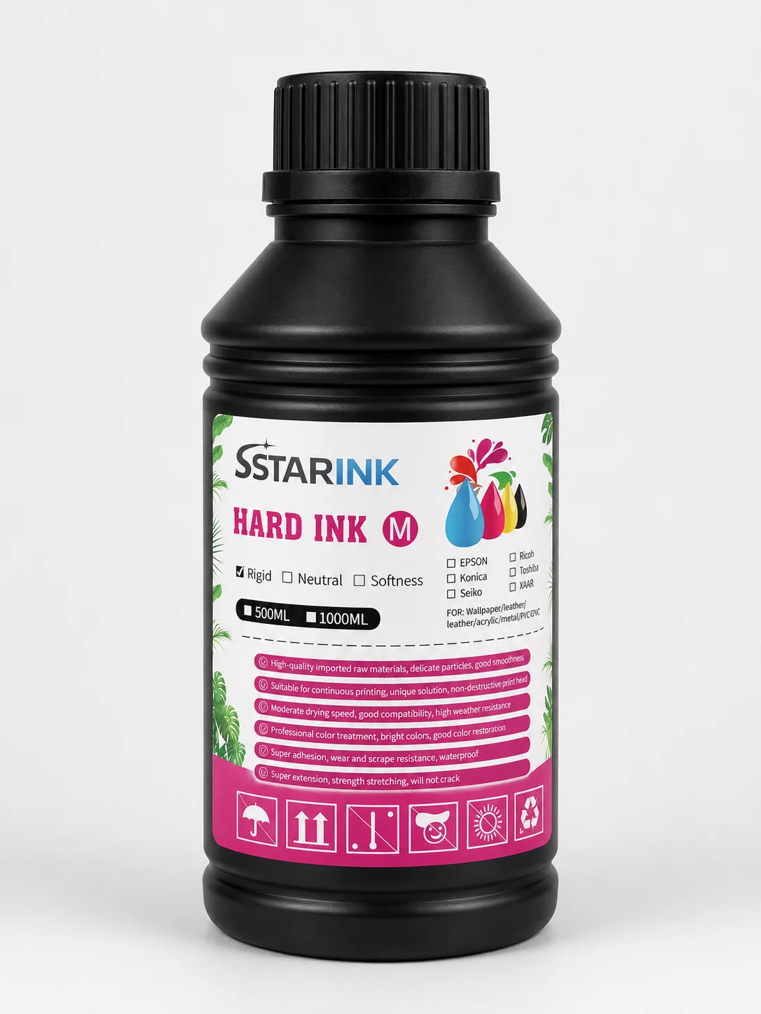 Staring UV Sert Mürekkep Açık Macenta (Light Magenta) 500 ml