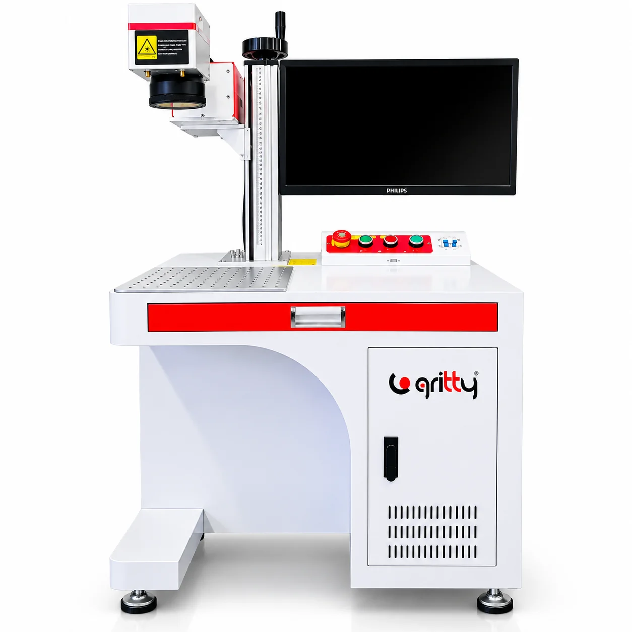 Gritty 30W Fiber Lazer Markalama Makinesi – 200×200 mm