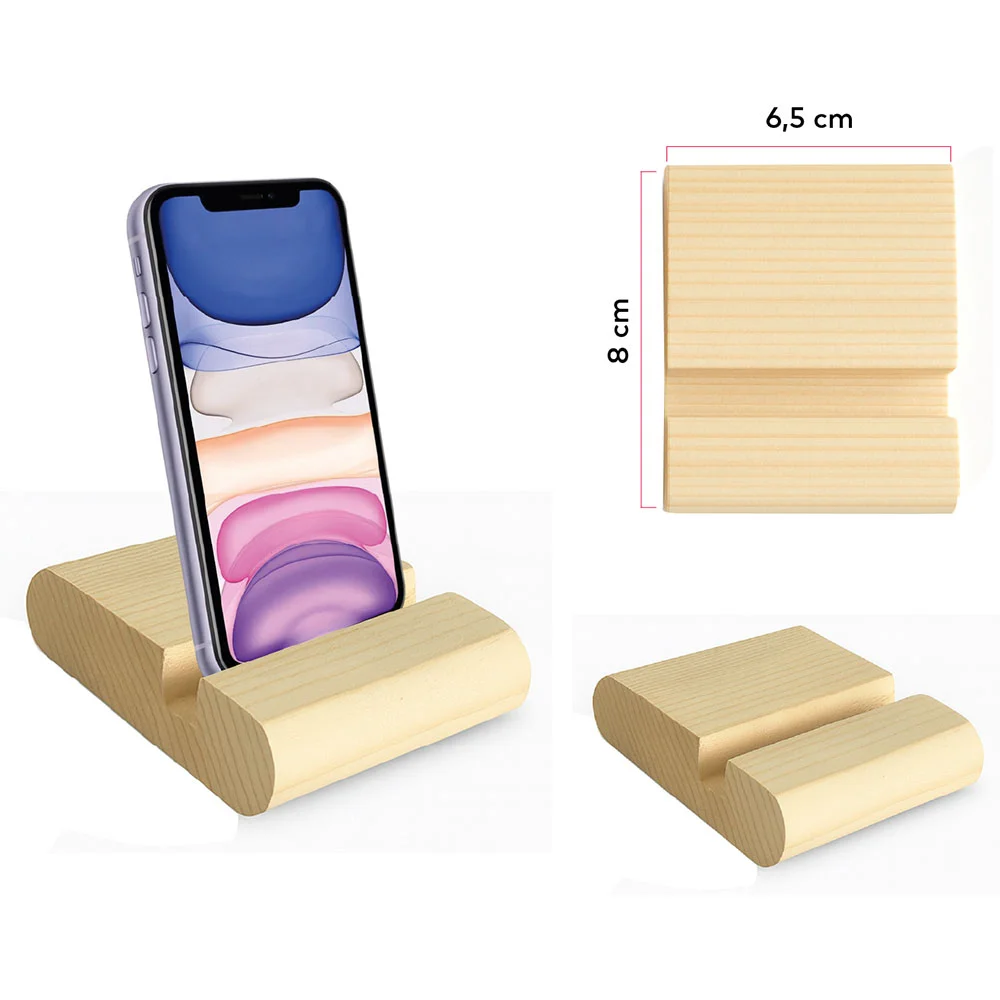 Ahşap Telefon Standı