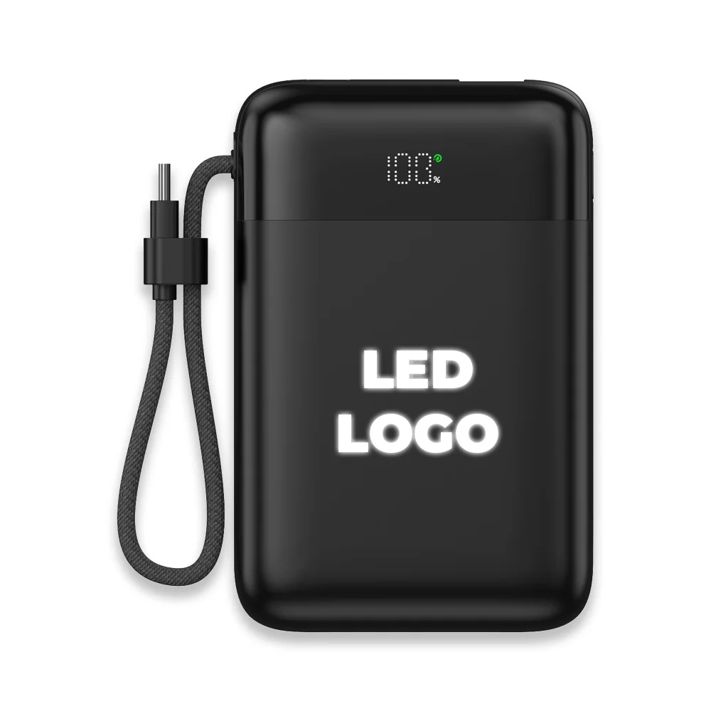 15W Magsafe Işıklı Logo Powerbank 10000 mAh