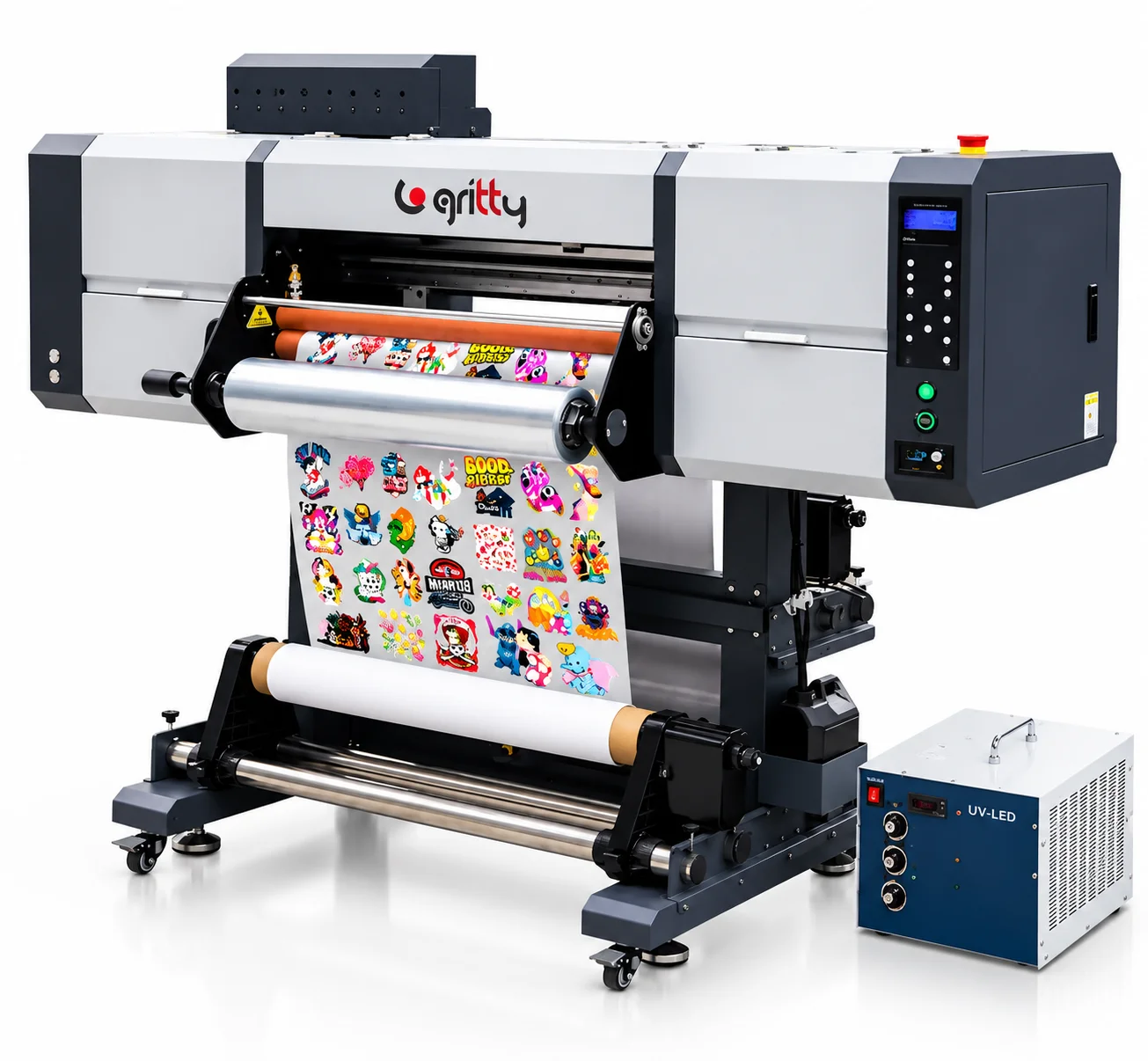 Gritty U60 UV DTF Soğuk Etiket Baskı Makinesi – 60 cm i3200