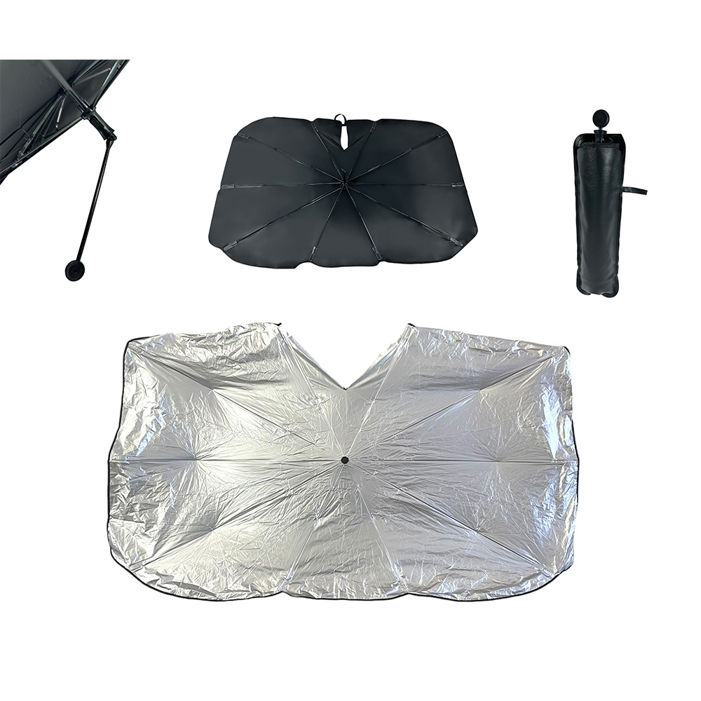 Katlanabilir, manuel açilan, fiber glass paslanmaz çelik oto güneşlik 